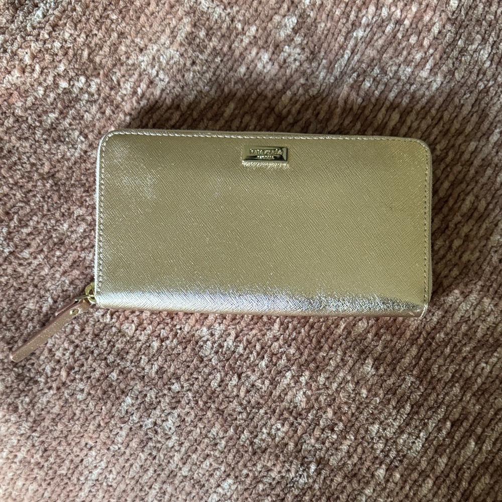 Kate Spade Gold Wallet